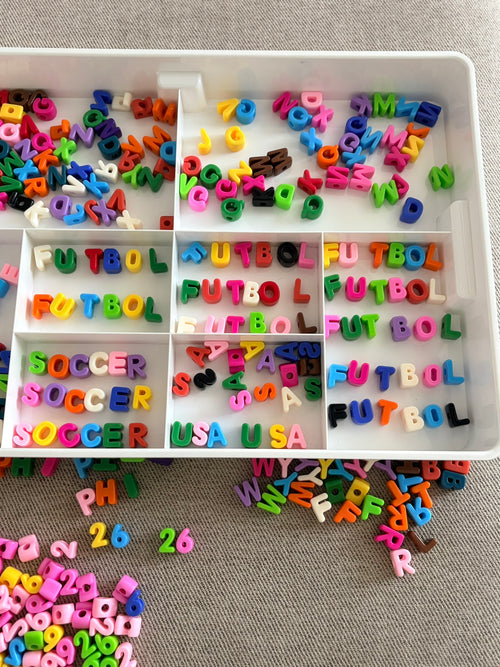 Bubble Letter Key Chain