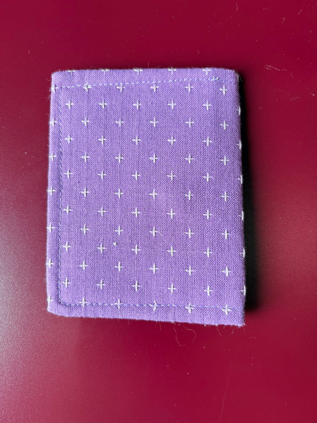 Handmade Fabric Wallet - Purple